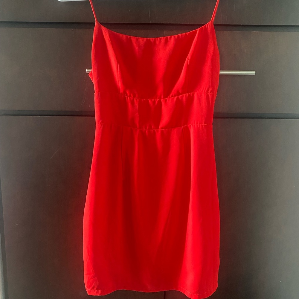 Revolve, size XS, mini red dress